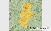 Savanna Style 3D Map of Longchuan