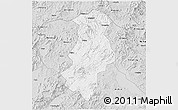 Silver Style 3D Map of Longchuan
