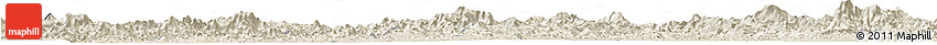 Shaded Relief Horizon Map of Longchuan