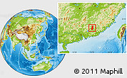Physical Location Map of Longchuan