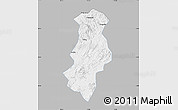 Gray Map of Longchuan, single color outside