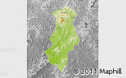 Physical Map of Longchuan, desaturated