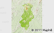 Physical Map of Longchuan, lighten