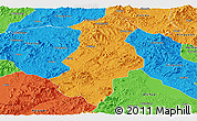 Political Panoramic Map of Longchuan