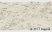 Shaded Relief Panoramic Map of Longchuan