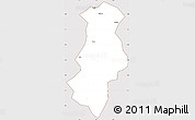 Classic Style Simple Map of Longchuan, cropped outside