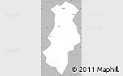 Gray Simple Map of Longchuan