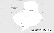 Silver Style Simple Map of Longmen