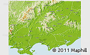 Physical 3D Map of Lufeng