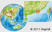 Physical Location Map of Lufeng