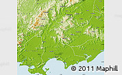 Physical Map of Lufeng