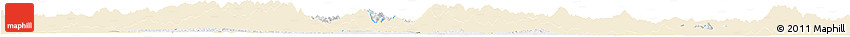 Classic Style Horizon Map of Luoding, single color outside