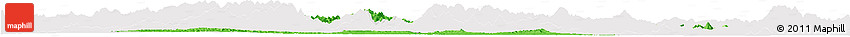Political Horizon Map of Luoding, cropped outside