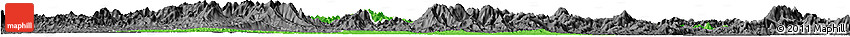 Political Horizon Map of Luoding, darken, desaturated