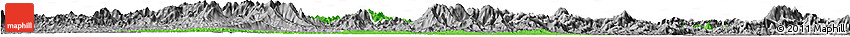 Political Horizon Map of Luoding, desaturated