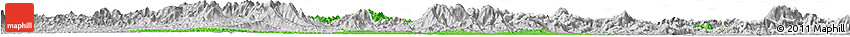 Political Horizon Map of Luoding, lighten, desaturated