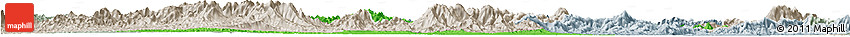 Political Horizon Map of Luoding, lighten, semi-desaturated