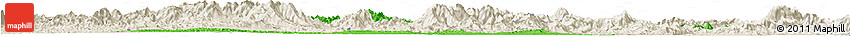 Political Horizon Map of Luoding, shaded relief outside