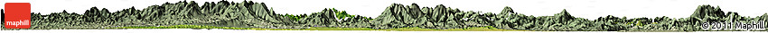 Satellite Horizon Map of Luoding, semi-desaturated