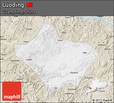 Classic Style Map of Luoding