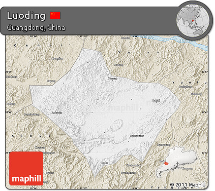 Classic Style Map of Luoding