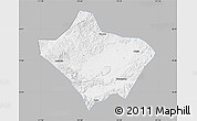 Gray Map of Luoding, single color outside