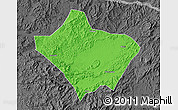 Political Map of Luoding, darken, desaturated