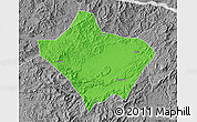 Political Map of Luoding, desaturated