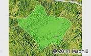 Political Map of Luoding, satellite outside
