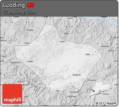 Silver Style Map of Luoding