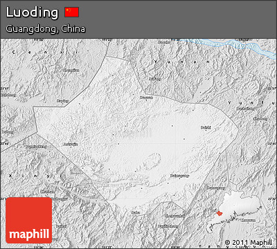 Silver Style Map of Luoding