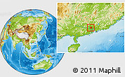 Physical Location Map of Nanhai