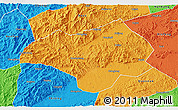 Political 3D Map of Nanxiong