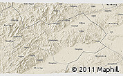 Shaded Relief 3D Map of Nanxiong