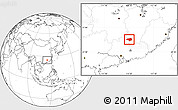Blank Location Map of Nanxiong