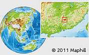 Physical Location Map of Nanxiong