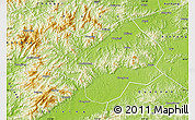 Physical Map of Nanxiong