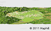 Physical Panoramic Map of Nanxiong, satellite outside