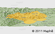 Savanna Style Panoramic Map of Nanxiong