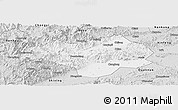 Silver Style Panoramic Map of Nanxiong