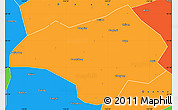 Political Simple Map of Nanxiong