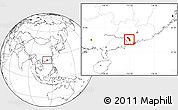 Blank Location Map of Panyu