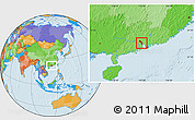 Political Location Map of Panyu