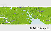 Physical Panoramic Map of Panyu