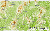 Physical 3D Map of Pingyuan