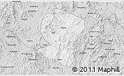 Silver Style 3D Map of Pingyuan