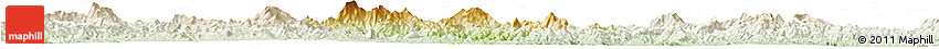 Physical Horizon Map of Pingyuan, lighten