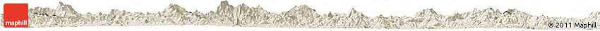 Shaded Relief Horizon Map of Pingyuan