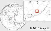 Blank Location Map of Pingyuan