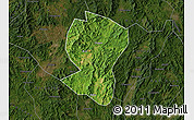 Satellite Map of Pingyuan, darken